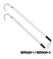 AQUA MARINE - Telescopic Aluminum Gaff Hook - 120cm (Stainless Steel Hook)